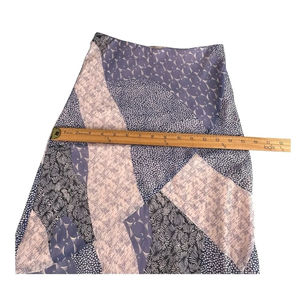 BB DAKOTA BY STEVE MADDEN Sheer‎ Midi Skirt Multicolor Print Size Small